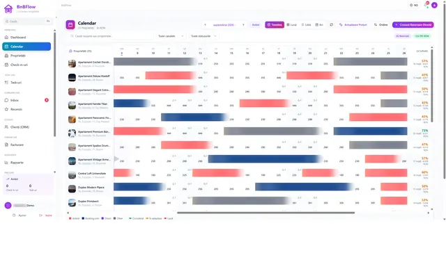 BnBFlow: Calendar
