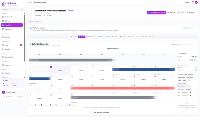 BnBFlow: Property · calendar