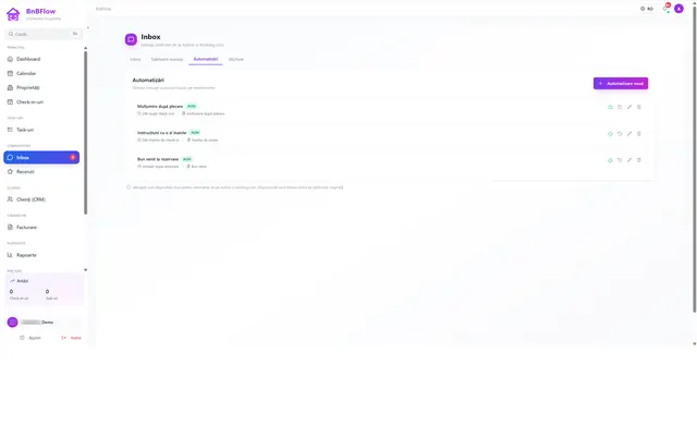 BnBFlow: Inbox · automations