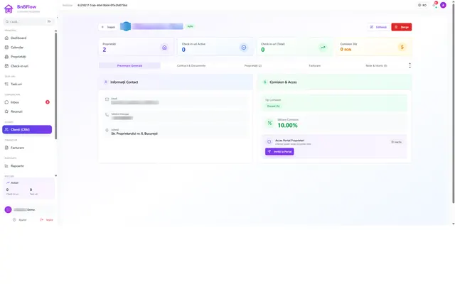 BnBFlow: Clients (CRM) · detail