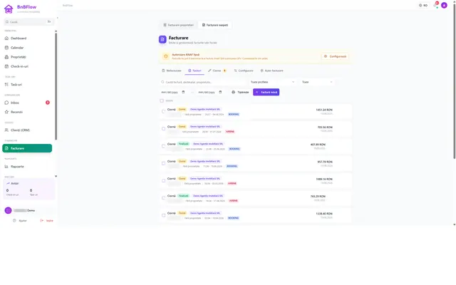 BnBFlow: Invoicing · guests