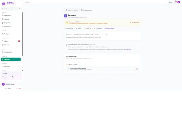 BnBFlow: Invoicing · guests · auto-invoicing