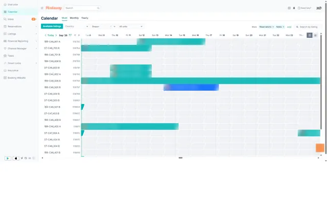 Hostaway: Calendar
