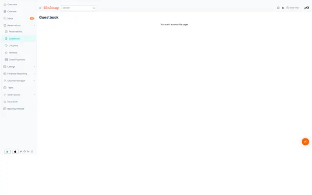 Hostaway: Reservations · guestbook