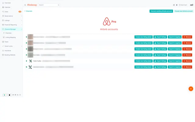 Hostaway: Financial · channel · airbnb