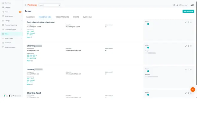Hostaway: Tasks · auto-tasks